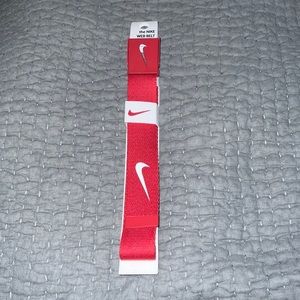 Red Nike belt